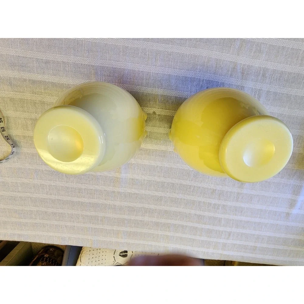 Steuben Set Of Two Matching Greek Style Antique Vases W/Presentation Stands